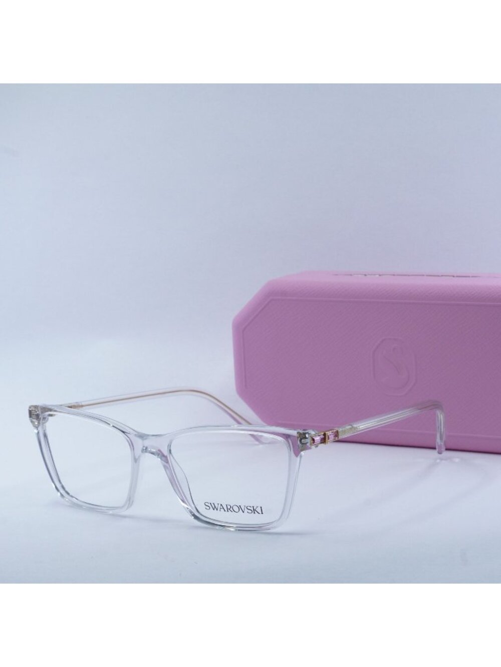 Swarovski SK2015 1027 Square Eyeglasses - Transparent 53mm